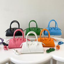 Load image into Gallery viewer, Stylish new 6 colors crocodile pattern pu zip-up crossbody handbag