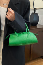 Load image into Gallery viewer, Stylish new 6 colors crocodile pattern pu zip-up crossbody handbag