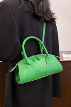 Load image into Gallery viewer, Stylish new 6 colors crocodile pattern pu zip-up crossbody handbag