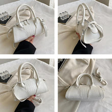 Load image into Gallery viewer, Stylish new 6 colors crocodile pattern pu zip-up crossbody handbag
