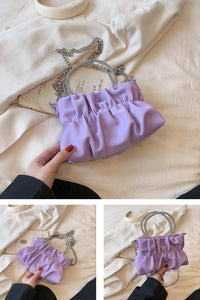 Glamybabes shirring crossbody bag