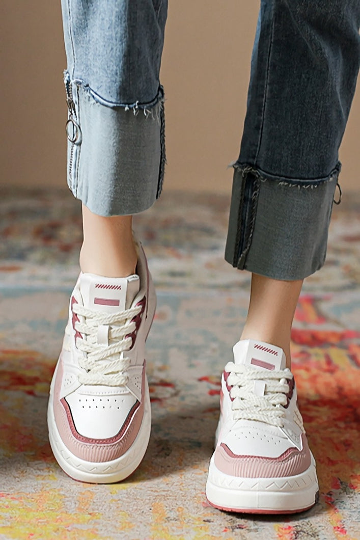 New 3 colors breathable thick bottom fashion casual sneakers(heel height:4cm)