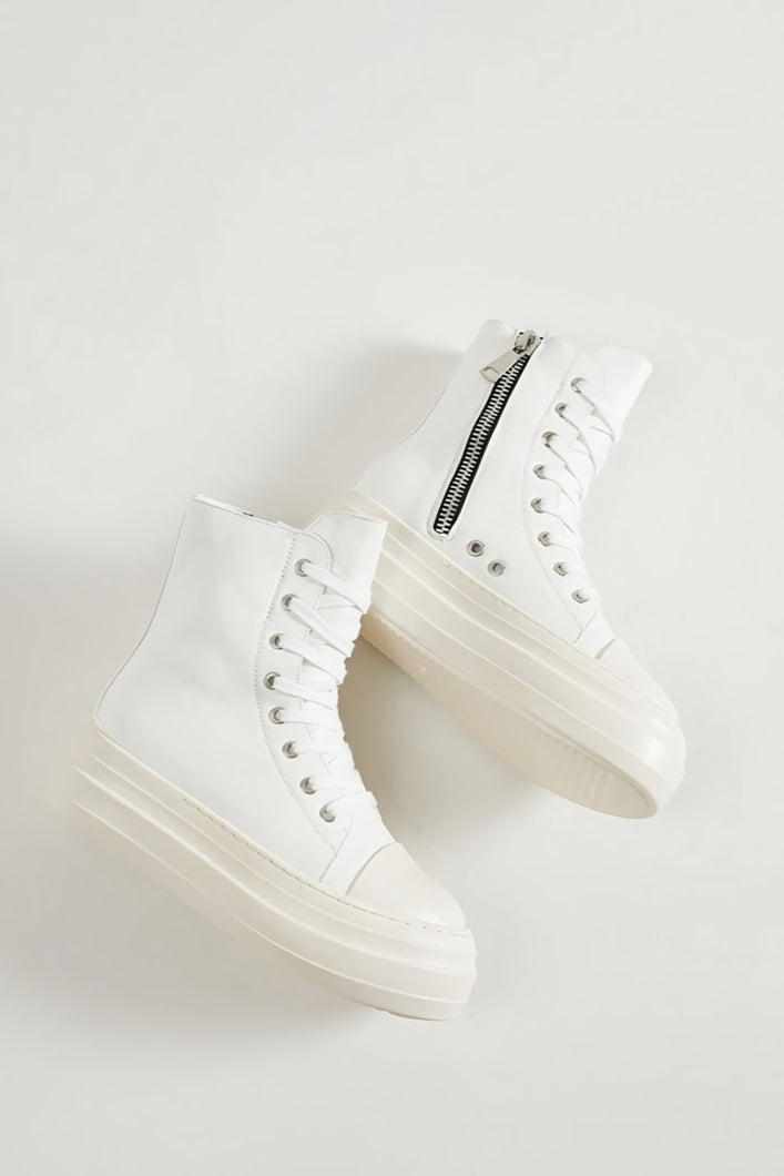 New thick bottom lace-up stylish trend sneakers