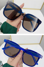 Load image into Gallery viewer, One pc stylish new 7 colors square big plastic frame uv protection sunglasses