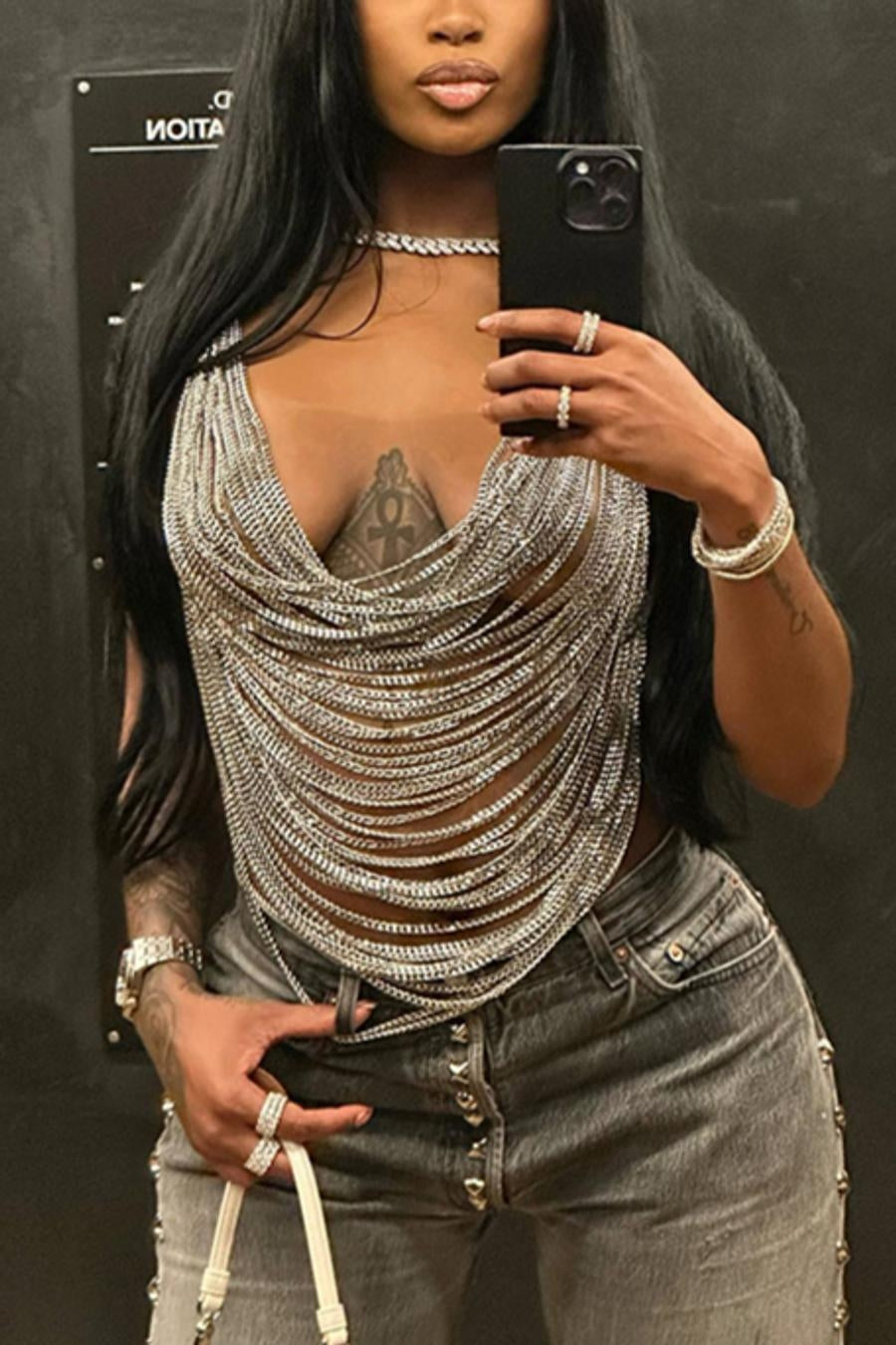 Glamybabes stylish chain body jewelry