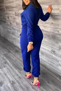 Glamybabes Casual non-stretch drawstring jumpsuit