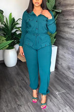 Load image into Gallery viewer, Glamybabes Casual non-stretch drawstring jumpsuit