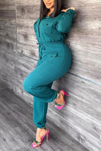 Load image into Gallery viewer, Glamybabes Casual non-stretch drawstring jumpsuit